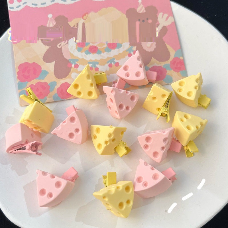 Y2K Tech Accessories - 8 Pcs/Lot Girls Small Cheese Hair