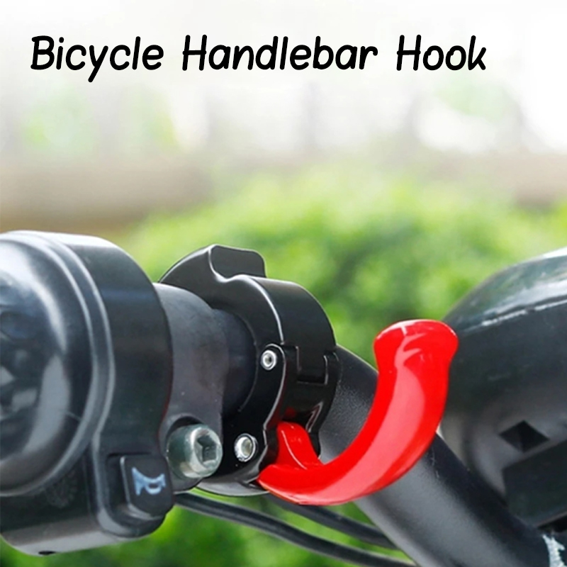 Tech Accessories Bag - Universal No Drill Bicycle Handlebar Hook