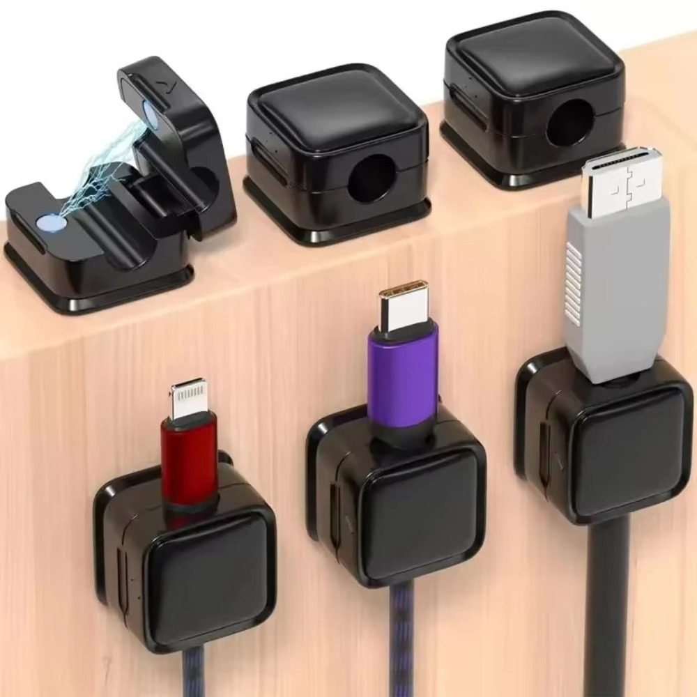 Desk Cable Clip - ​Magnetic Cable Clips Adjustable Cord Holder