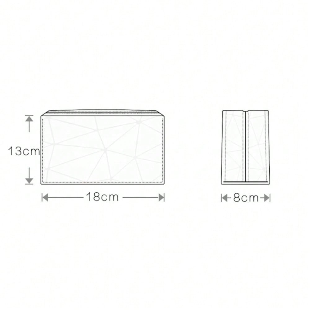 Geometric Luminous Makeup Bag  - đánh giá và giá Tech Accessories Travel Organizer Pouch
