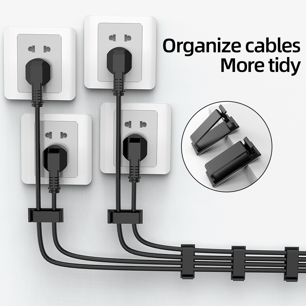 10Pcs Cable Clips Self-Adhesiv - đánh giá và giá Desk Cable Clip