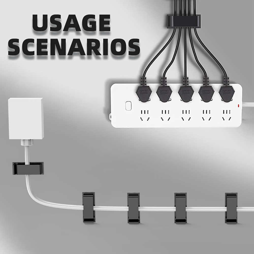 10Pcs Cable Clips Self-Adhesiv - đánh giá và giá Desk Cable Clip