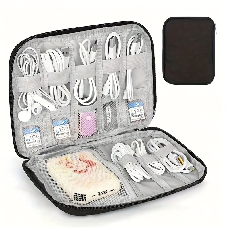 A Multi-Pocket Electronic Acce - đánh giá và giá Tech Accessories Travel Organizer Pouch