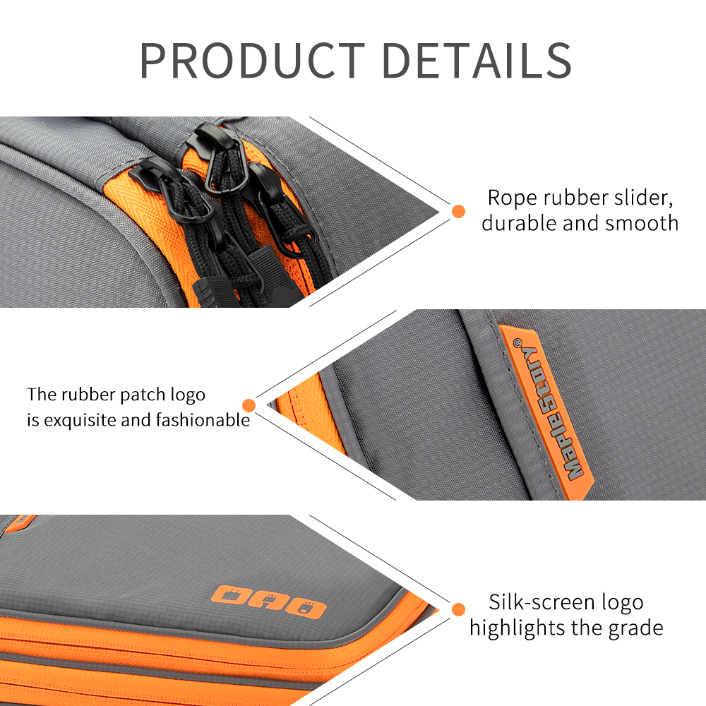 Multi-Compartment Portable Ele - đánh giá và giá Tech Accessories Travel Organizer Pouch