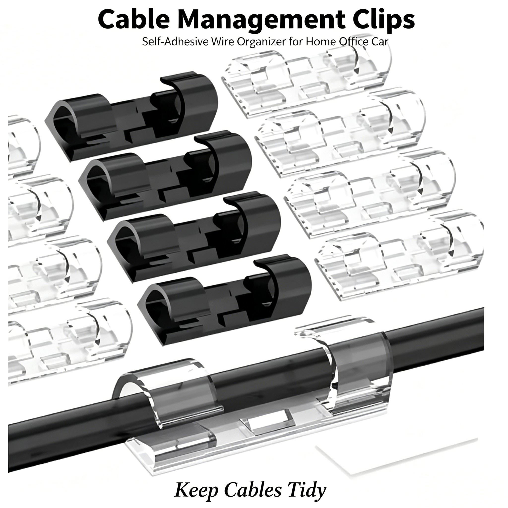 Cable Organizer Clips Cable Ma - đánh giá và giá Desk Cable Clip
