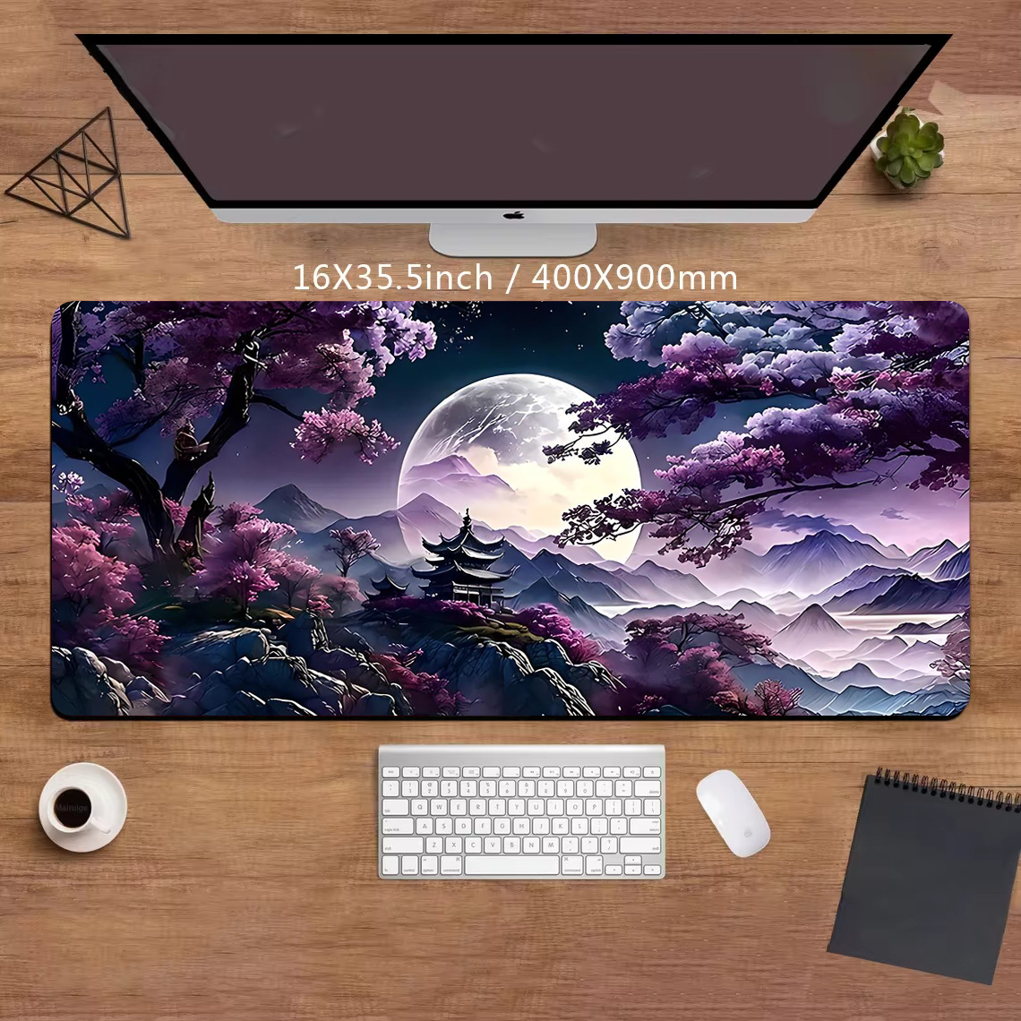 Purple mountain moon Mouse Pad - đánh giá và giá Tech Desktop Accessories