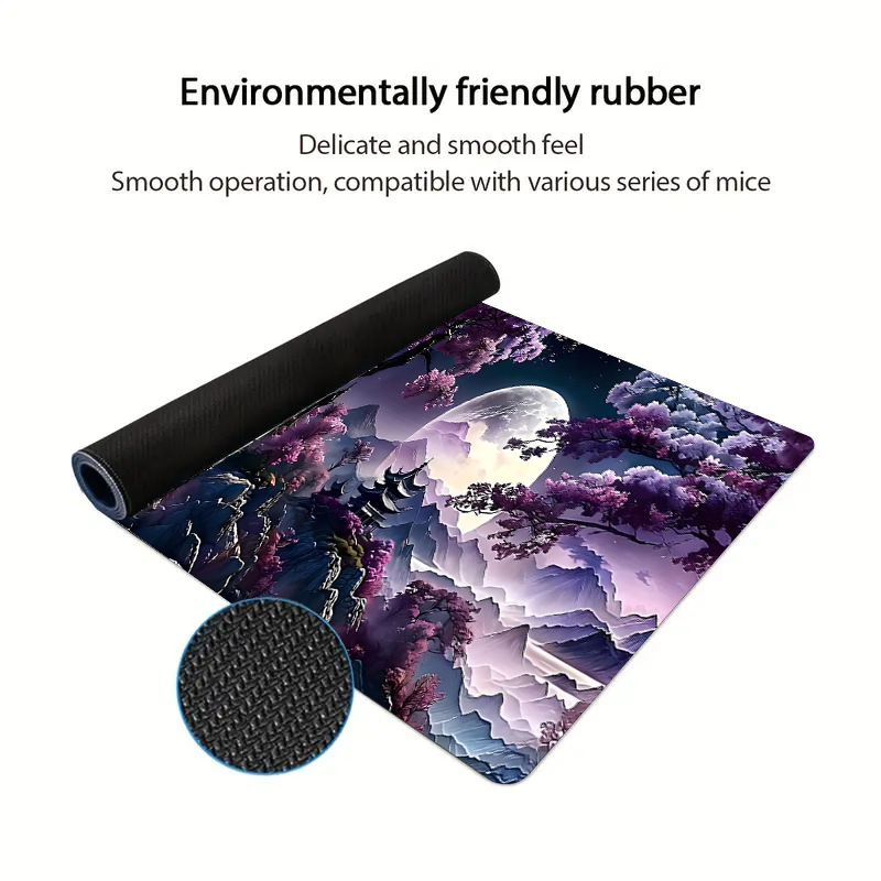 Purple mountain moon Mouse Pad - đánh giá và giá Tech Desktop Accessories