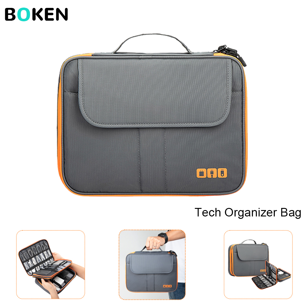 Large Capacity Tech Organizer  - đánh giá và giá Tech Accessories Travel Organizer Pouch