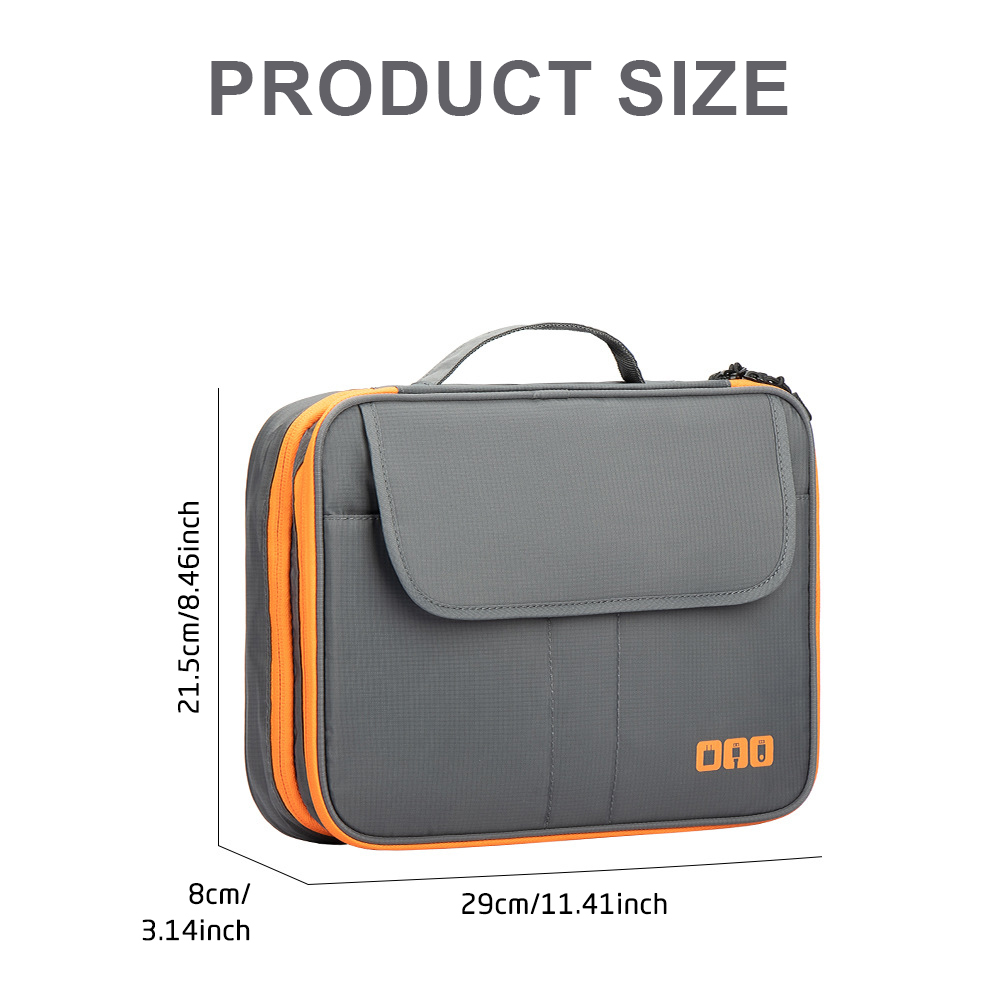 Large Capacity Tech Organizer  - đánh giá và giá Tech Accessories Travel Organizer Pouch