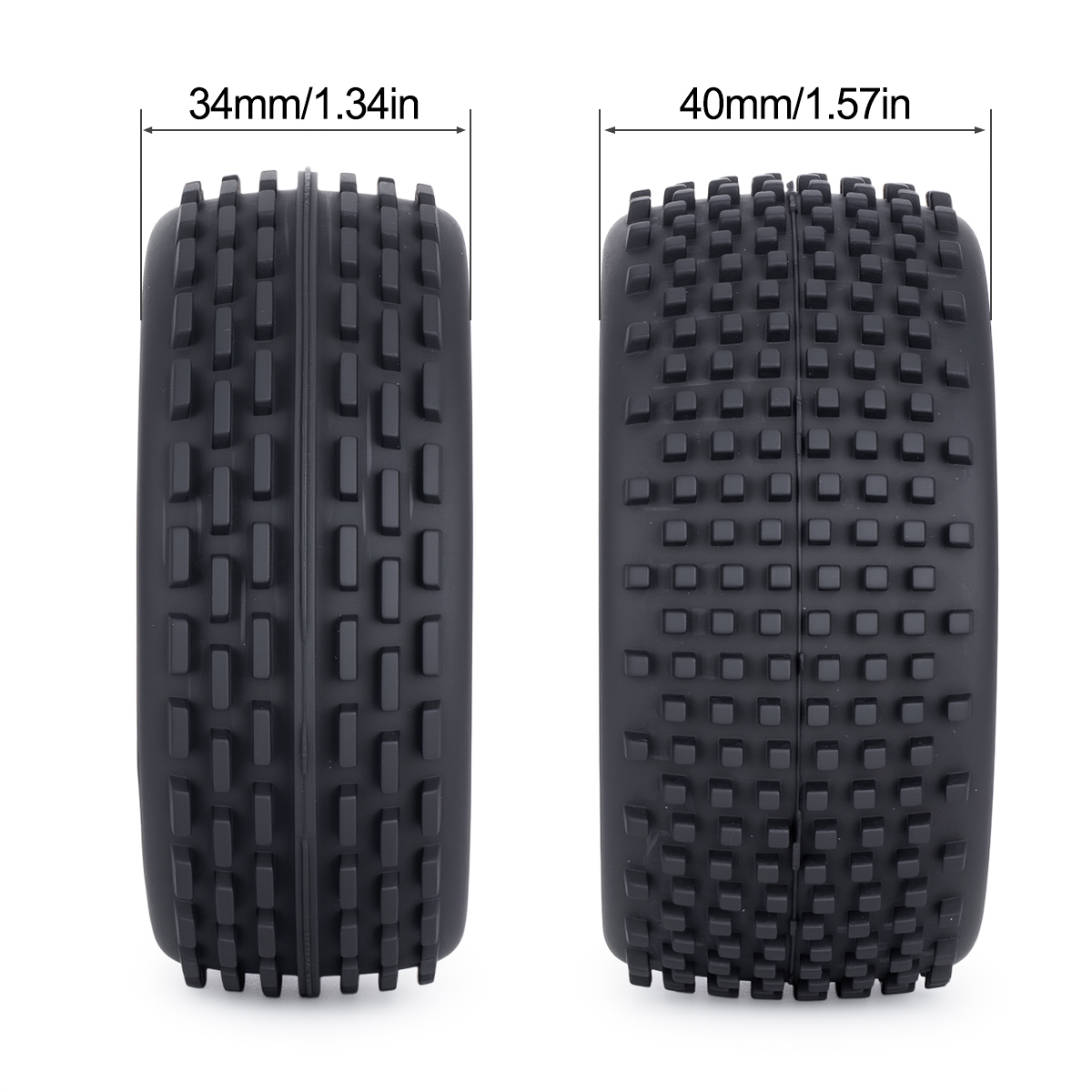 4Pcs Front Rear Wheel Tire wit - đánh giá và giá Xray Tech Accessories