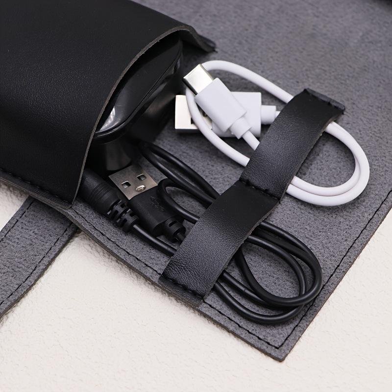 1PC PU Leather Multi-Compartme - đánh giá và giá Tech Accessories Travel Organizer Pouch