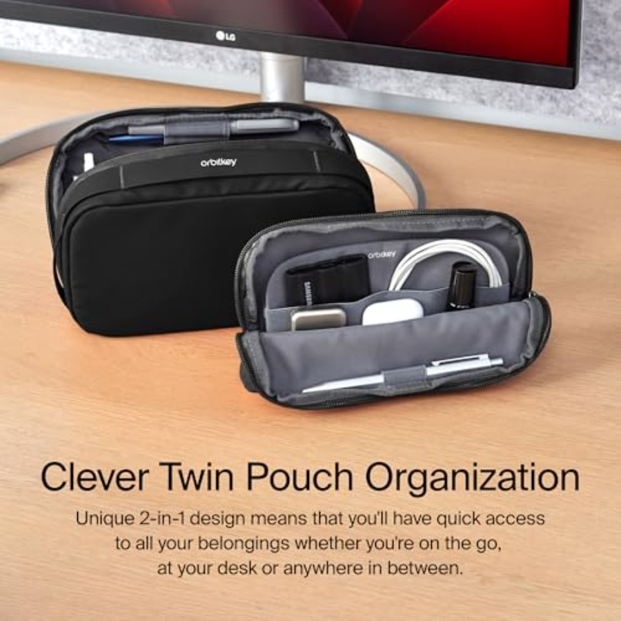 2-in-1 Tech Accessory Pouch wi - đánh giá và giá Tech Accessories Travel Organizer Pouch