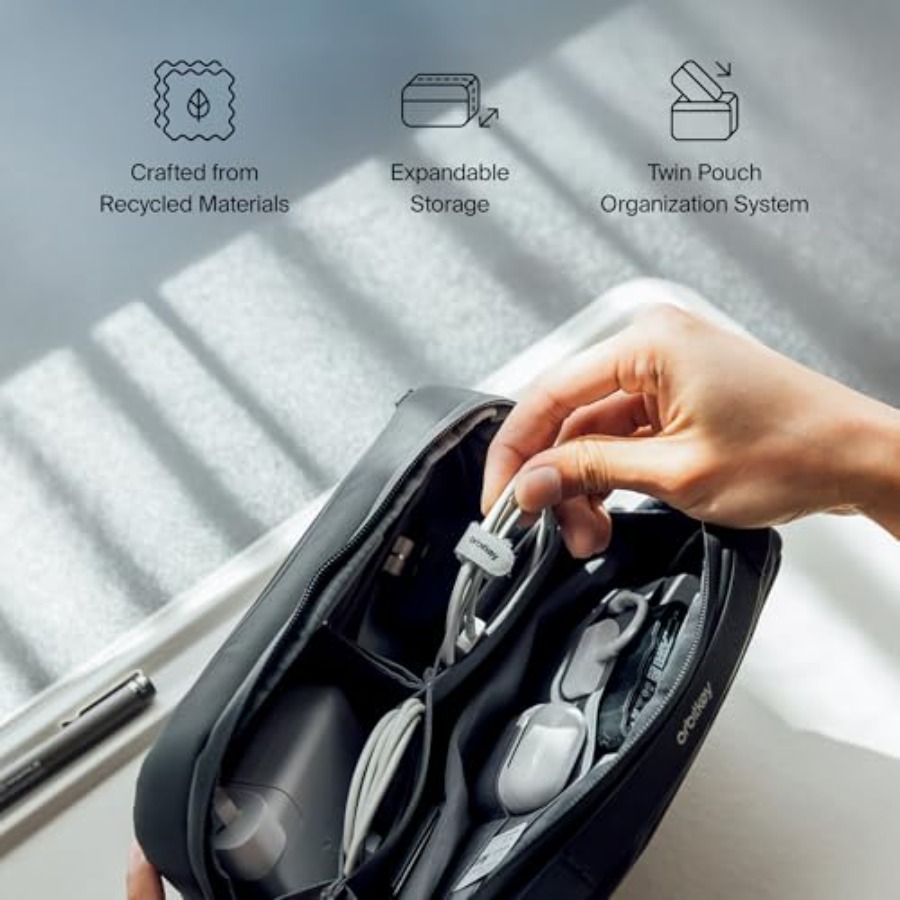 2-in-1 Tech Accessory Pouch wi - đánh giá và giá Tech Accessories Travel Organizer Pouch