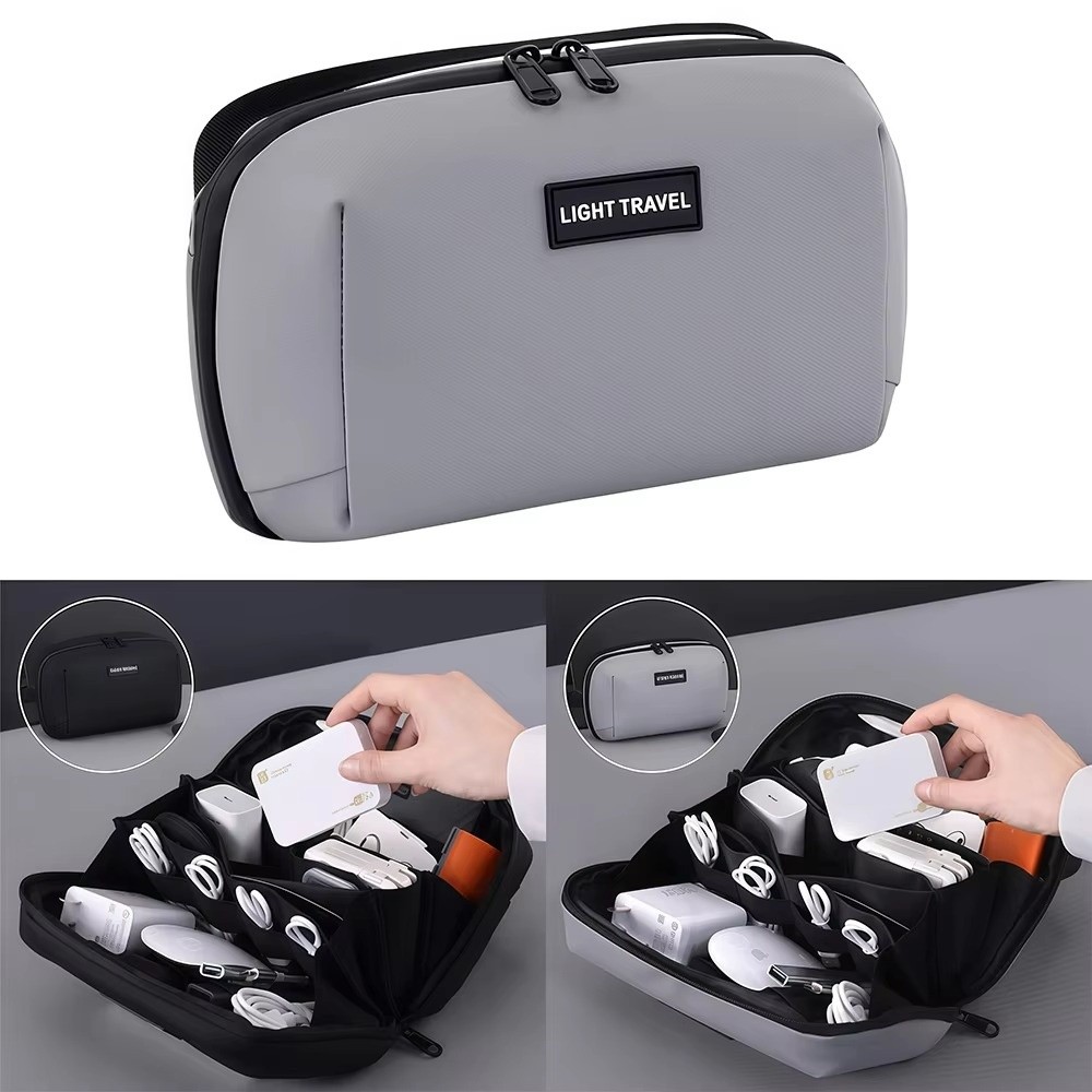 Portable Data Cable Storage Ba - đánh giá và giá Tech Accessories Travel Organizer Pouch
