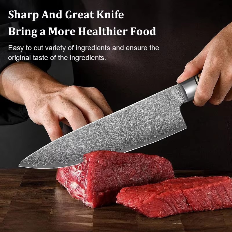 1-3PCS Knife Sets 67 Layer Dam - đánh giá và giá High Tech Kitchen Accessories