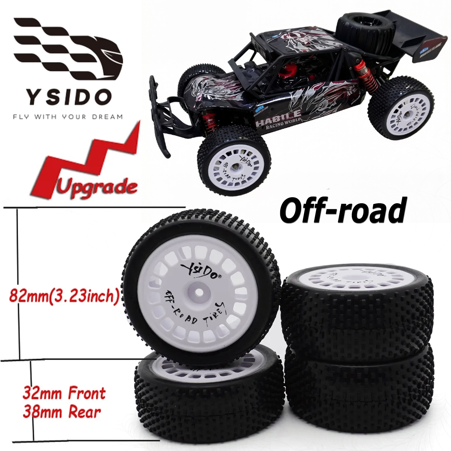 YSIDO 82mm 4PCS 1/10 2WD RC Of - đánh giá và giá Xray Tech Accessories