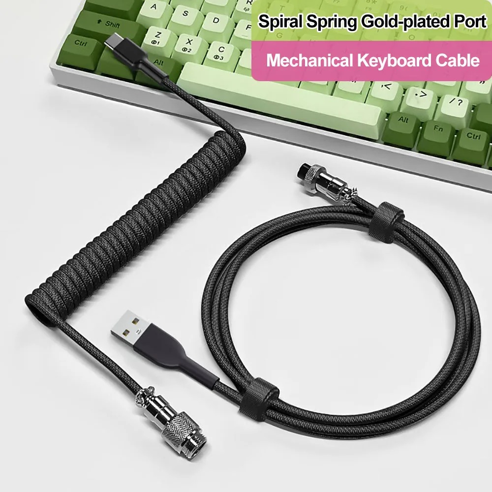 Aviator Coiled Keyboard Cable, - đánh giá và giá Tech Desktop Accessories
