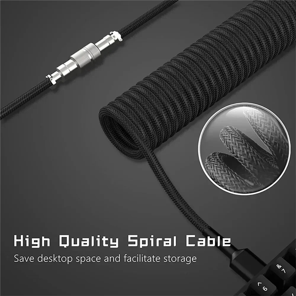Aviator Coiled Keyboard Cable, - đánh giá và giá Tech Desktop Accessories