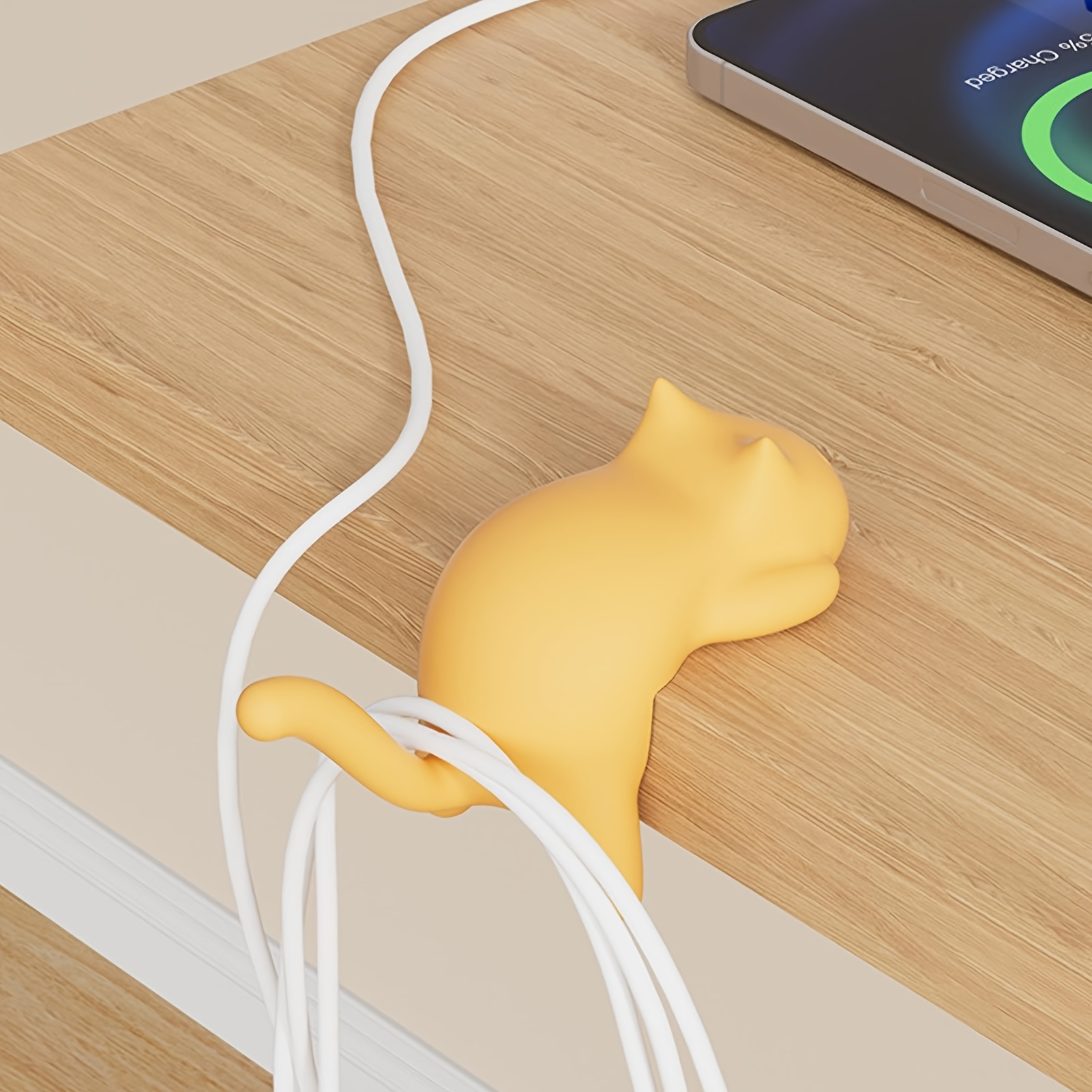 Colorful Cat-Shaped Desk Hooks - đánh giá và giá Desk Cable Clip