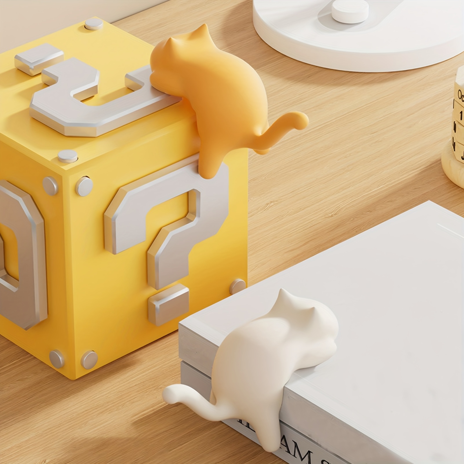 Colorful Cat-Shaped Desk Hooks - đánh giá và giá Desk Cable Clip