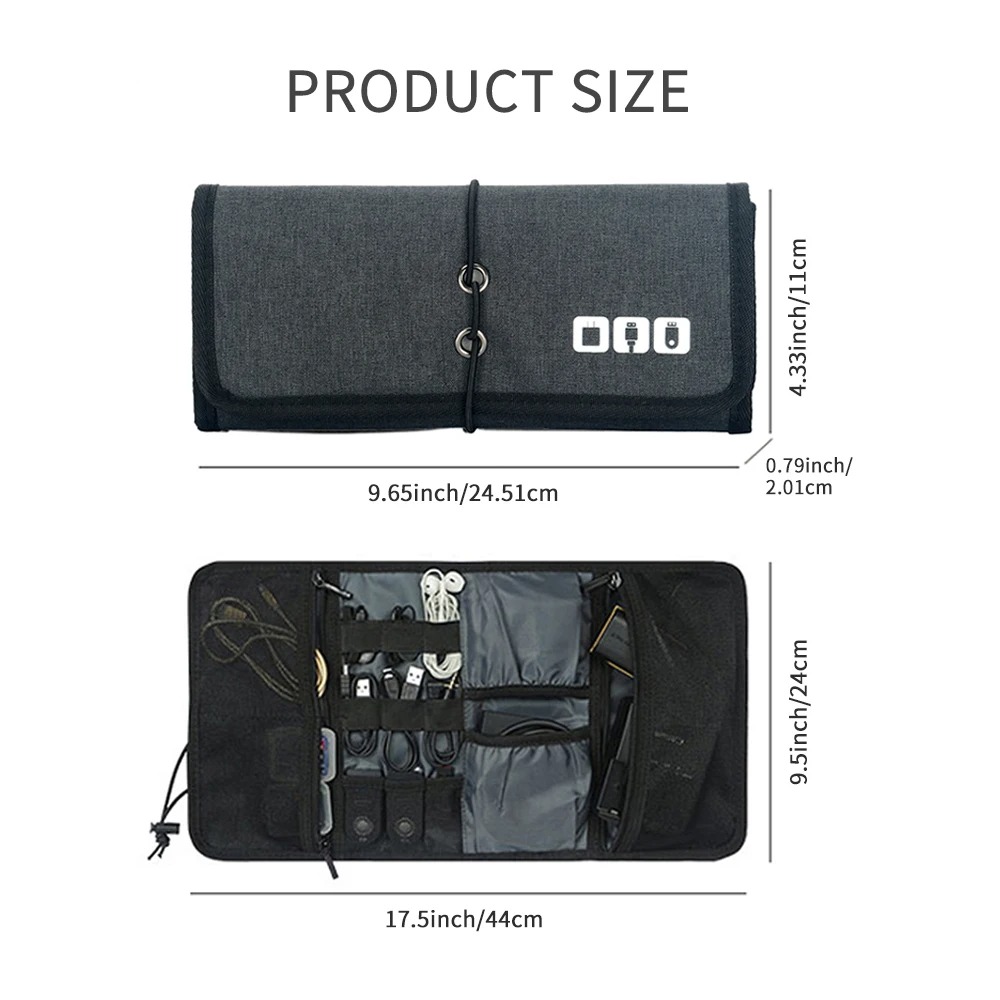 Electronic Organizer Cord Pouc - đánh giá và giá Tech Accessories Travel Organizer Pouch