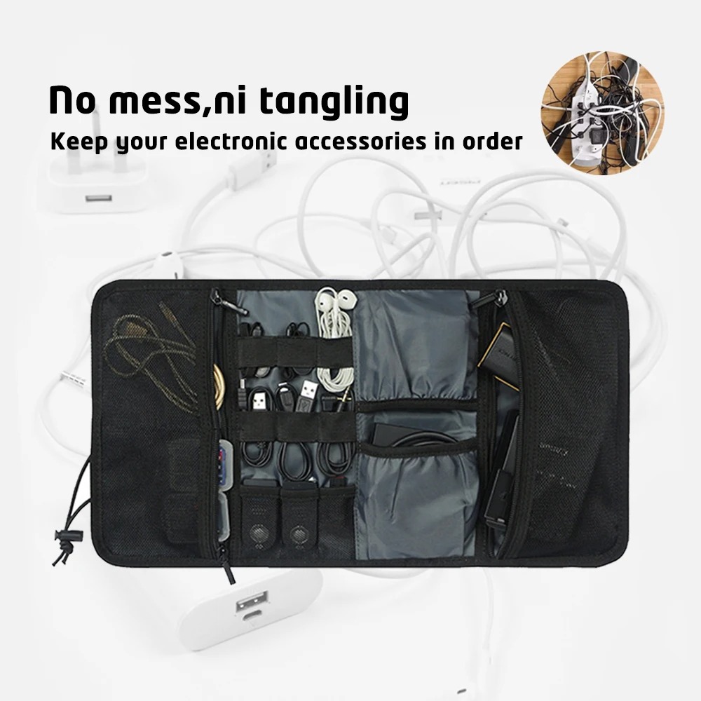 Electronic Organizer Cord Pouc - đánh giá và giá Tech Accessories Travel Organizer Pouch
