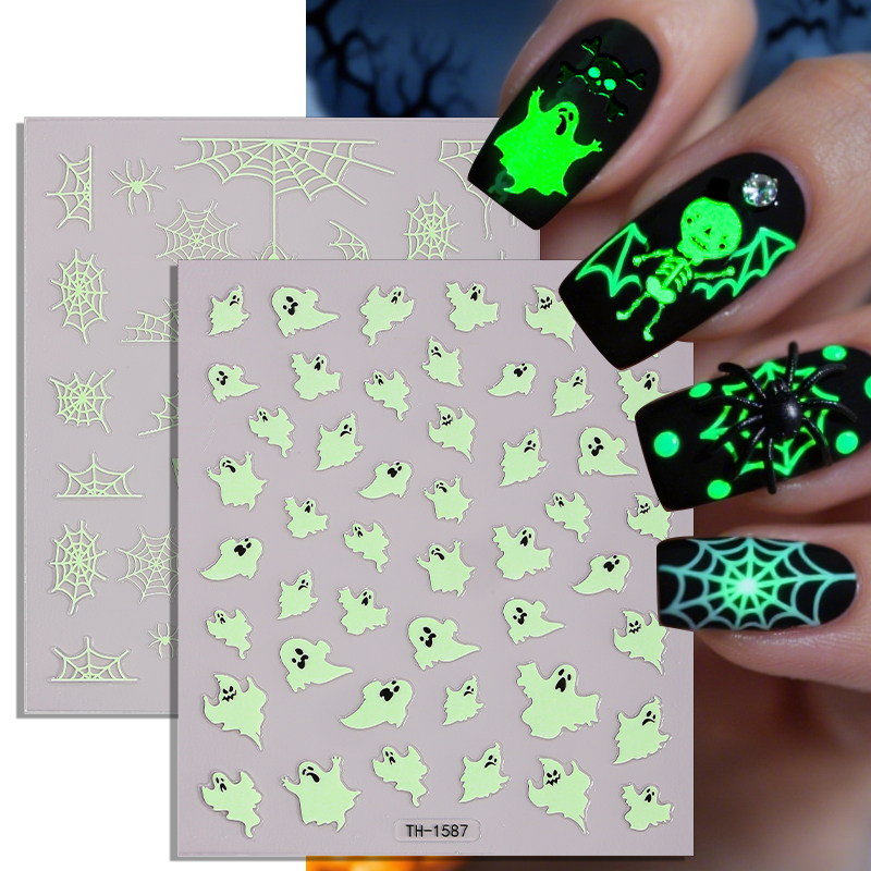 3D Halloween Nail Art Stickers - đánh giá và giá Y2K Tech Accessories