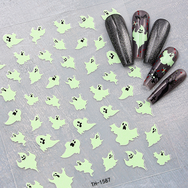 3D Halloween Nail Art Stickers - đánh giá và giá Y2K Tech Accessories