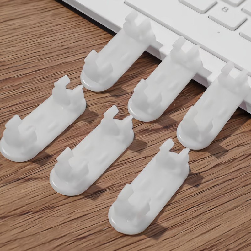 96Pcs White Self-Adhesive Cabl - đánh giá và giá Desk Cable Clip